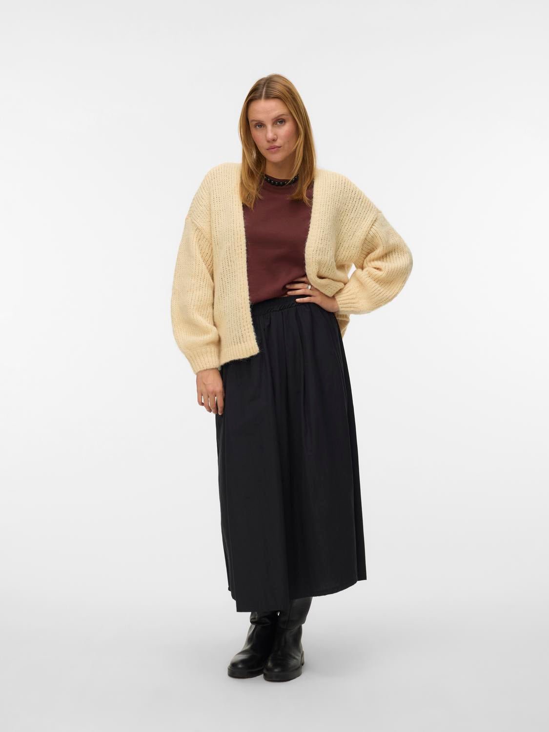 VMMAYBE Knit Cardigan - Flan - VERO MODA & VILA Bergvik
